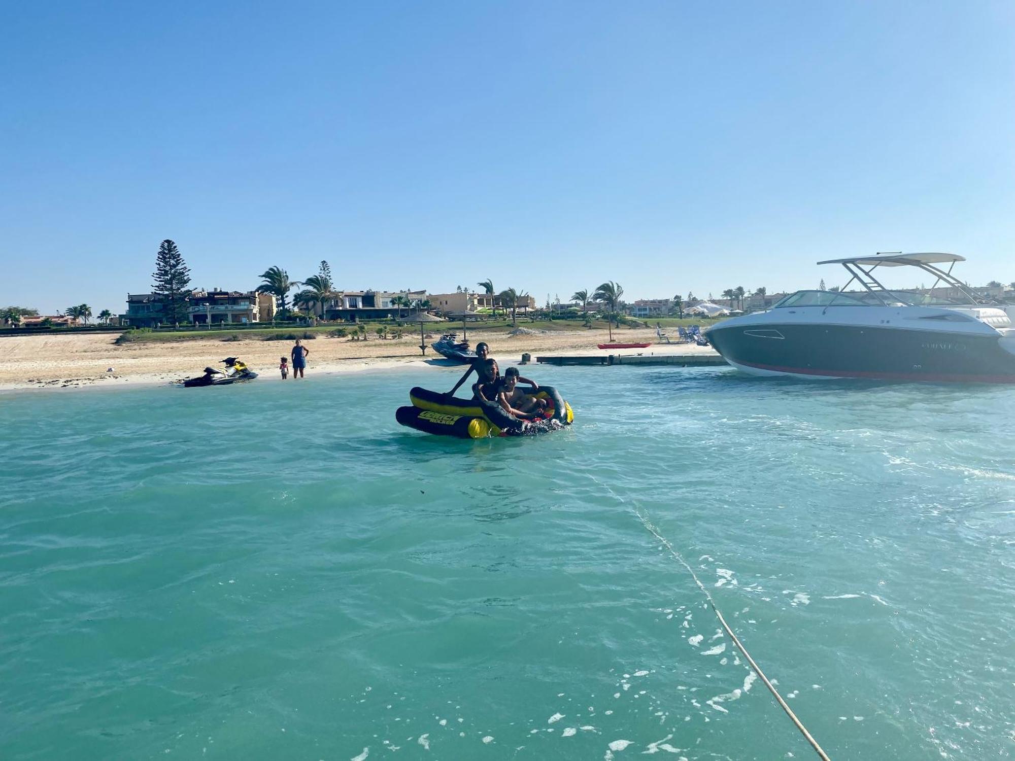 Porto Golf Marina Aqua Park & Beach Access By Best Of Bedz El Alamein Exteriör bild